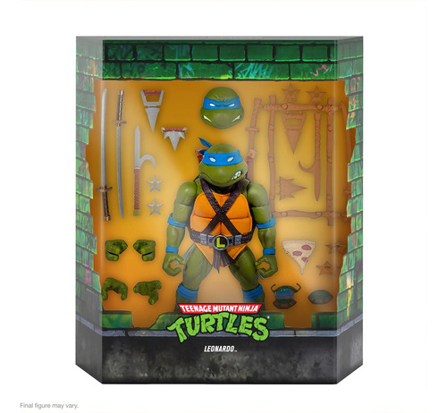 Figura Teenage Mutant Ninja Turtles Ultimates Leonardo (Usado)