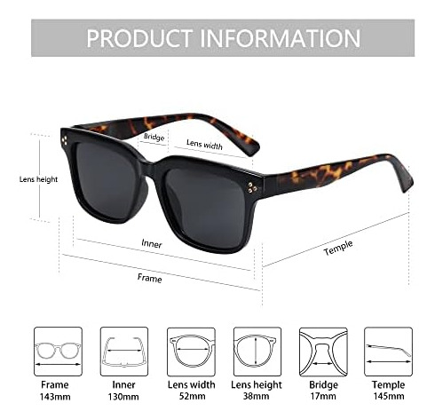 Zenottic Gafas De Sol Polarizadas Retro Para Hombre Gafas De