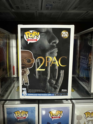 Funko Pop 252 Rocks 2pac Tupac Shakur (Usado)