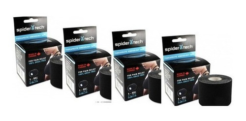 4 Tape Kinesiologico Spidertech® 5 Cm X 5 Mt.