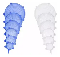 Comprar Tapas Silicona Ollas Recipientes Pack X 6 Cocina Frutas