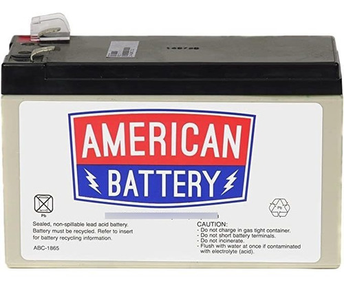 Batería De Repuesto Para Apc Por American Battery Rbc17 Up.