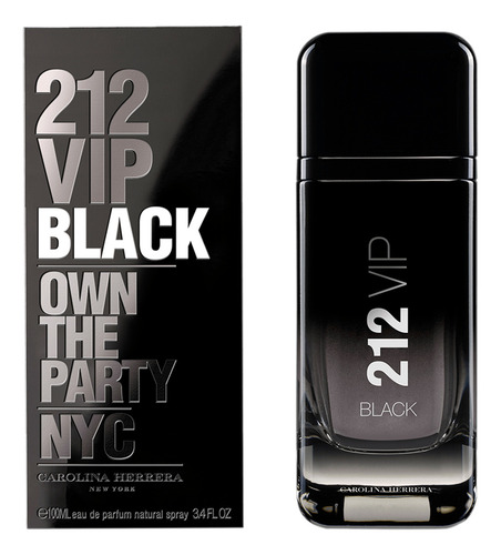 Perfume Para Caballero 212 Vip Black 100ml Eau De Parfum