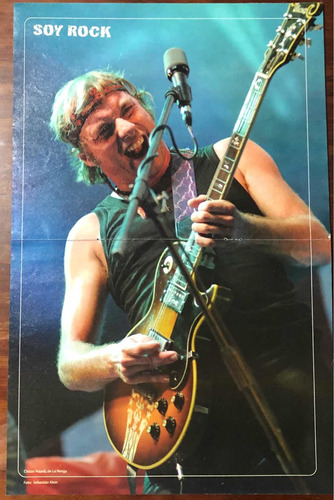 Póster Chizzo Napoli La Renga 41 X 28 De Colección Soy Rock