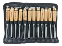 Comprar Juego De Cinceles Para Tallar Madera Gubia 12 Pieza Crownman