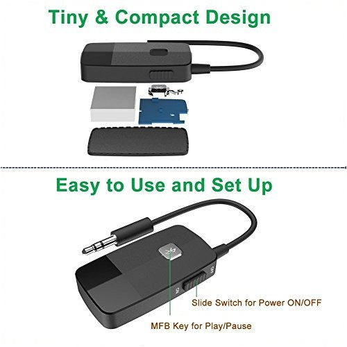 Golvery Receptor Bluetooth (advanced Bluetooth 4.2, A2dp) -