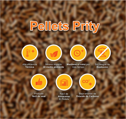 Pellets Prity Calidad A+ Madera De Pino 15 Kg ( X20 Bolsas)