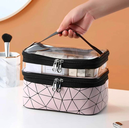 Cosmetiquera Cartera Maquillaje Detallemetalizado Accesorios