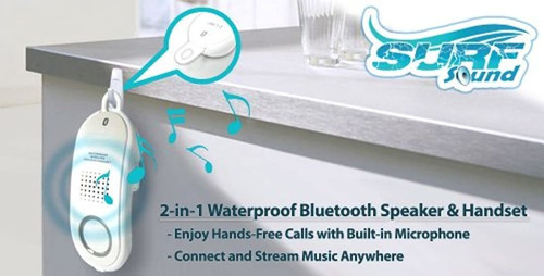 Imagen 5 de 6 de Impermeable Bluetooth Altavoz Y Auriculares Para Contestador