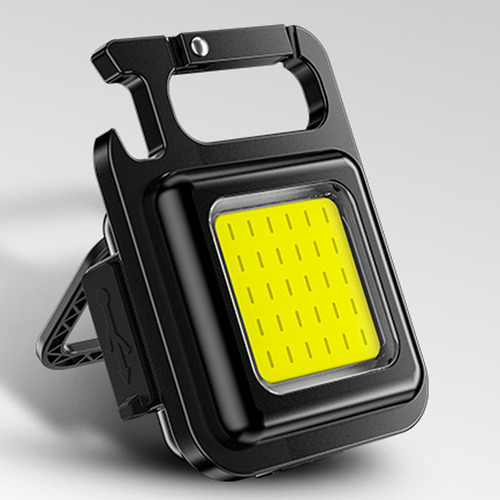 Imán Cob Llavero Linterna Usb Lámpara Recargable Para