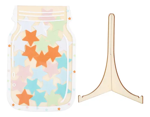 Tarro De Estrellas De Comportamiento Positivo – Pack De 2 – Recompensas Para Niños En Casa Y Aula – Incluye 45 Estrellas