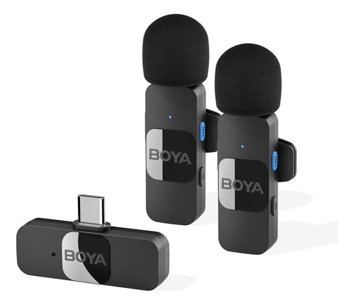 Boya Microfono Inalambrico Lavalier Para Android Usb C Sm...