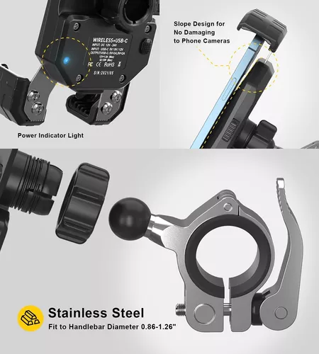 KWG - Soporte para celular para motocicleta : Automotriz 