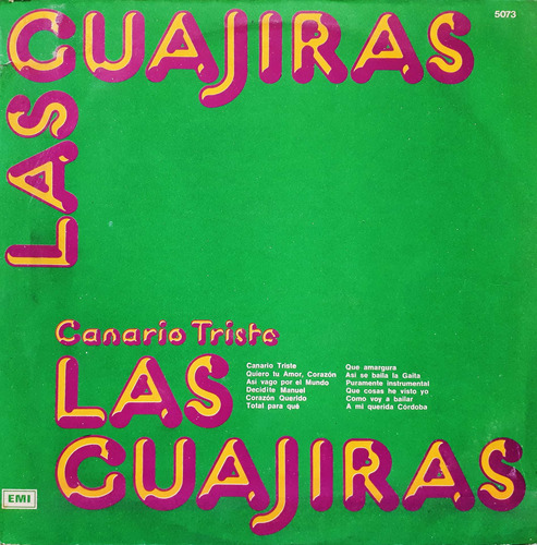 Las Guajiras - Las Guajiras Lp (Usado)
