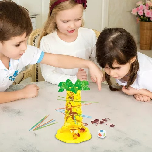 Juego Mesa Crazy Monkey Falling Monkey Puzzle Multijugador