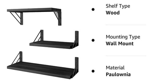 Repisas Flotantes Madera Modernas Estantes Multipropósito