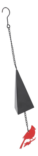 Campana De Viento Con Decoración Colgante De Hierro Con Form