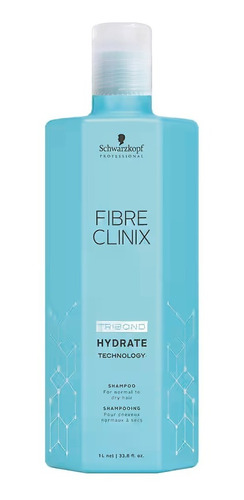 Shampoo Hydrate 1000ml Fibre Clinix Schwarzkopf Hidratante