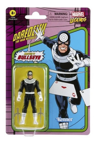 Figura Bullseye Marvel Legends Serie Retro 3,75