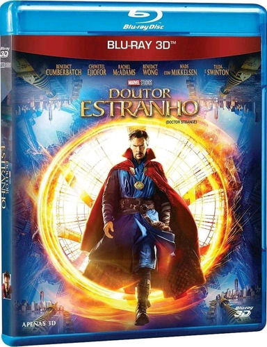 Doutor Estranho 3d - Blu-ray - Benedict Cumberbatch