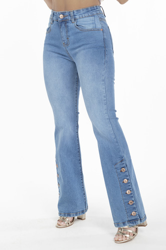 Pantalon Dama Azul Mezclilla Mundo Terra 155241