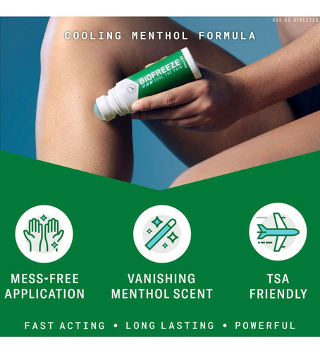 Biofreeze Cool The Pain 2 Pack Roll On 89ml C/u