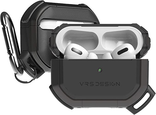 Funda Compatible Con AirPods Pro 2019 Negro Resistente