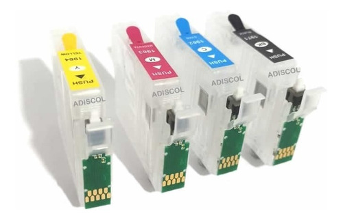 Cartucho Recargable Para Epson Xp211 Xp411 Mejorq Sist Cont