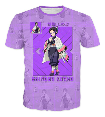 Camiseta Shinobu Kocho Kimetsu No Yaiba Demon Slayer