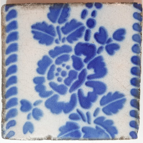 Imagen 1 de 5 de Antiguo Azulejo Pas De Calais N° 44 7703