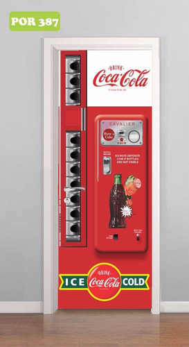 1 Adesivo Porta Jb Coca Cola Maquina Refrigerante Mod. 387