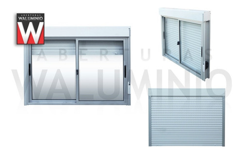 Ventanas Aluminio Cortina Enrollar 120 X 120 Persina Premi