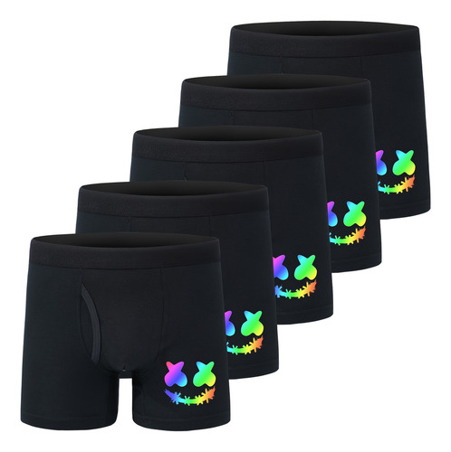 5pcs Bóxers Niño Algodón Cómodo - Varios Colores
