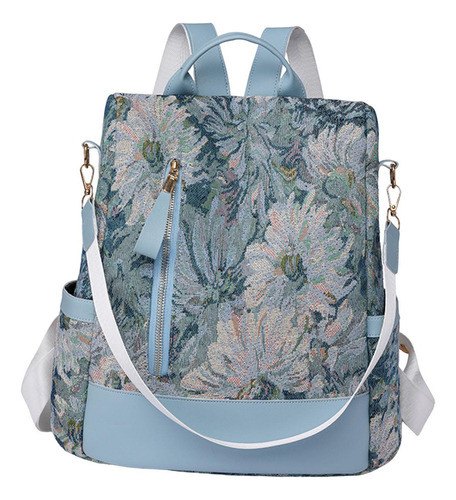 Wang Mochila De Mujer Con Cremalleras Suaves Para Viajes,
