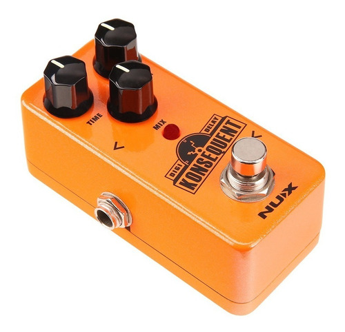  Mini Pedal Analogo Guitarra Nux Konsequent Efecto Delay