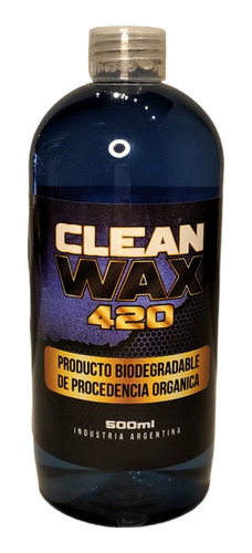 Limpiador Organico De Pipas Y Bongs 500cc Clean Wax 420