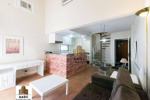 Imagem 25 de 27 de Flat Com 1 Dormitório À Venda, 51 M² Por R$ 597.000,00 - Moema - São Paulo/sp - Fl0048