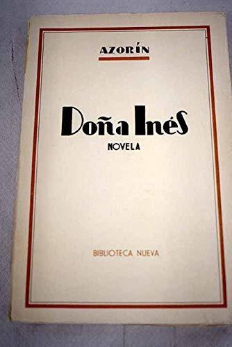 Libro Dona Ines  De Azorin