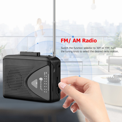 Imagen 2 de 8 de Reproductor De Casete Tonivent Ton009 Con Radio Am/fm