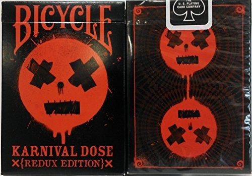 Bicicleta Karnival Red Dose Deck Jugando Cartas -redux Edit