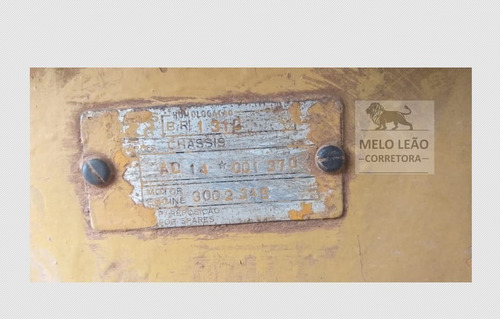 Trator De Esteira Fiatallis Ad14.82 - Ano 1982 - C/ 1.828h