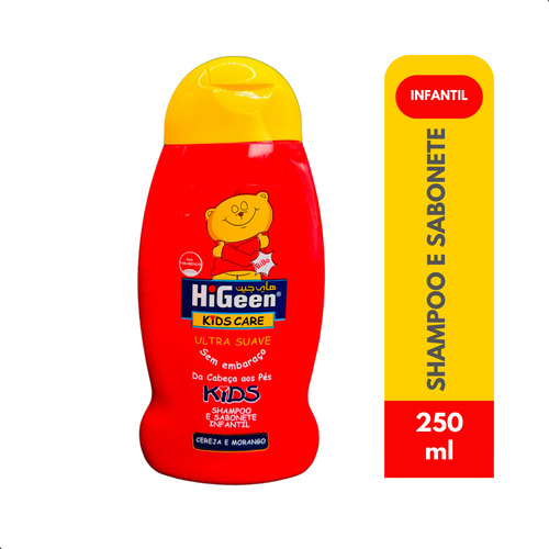 Shampoo E Sabonete Cereja E Morango Higeen
