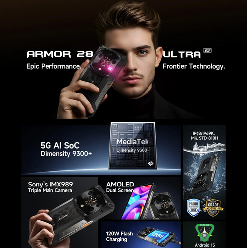 Ulefone Armor 28 Ultra Con Conectividad Wi-fi 7 Y 5g