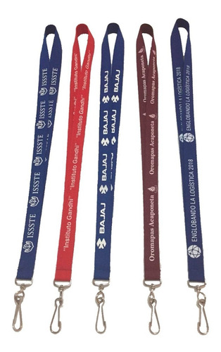 Porta Gafete Cordon Llaves Lanyard Personalizado 