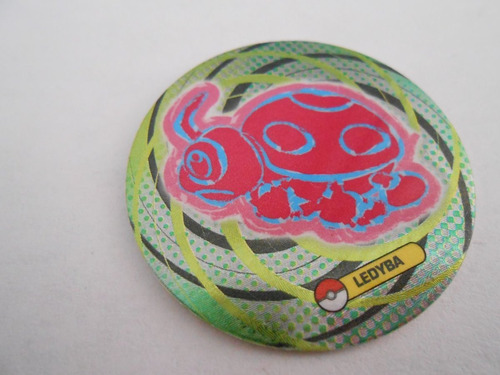 Tazos Shiny # T-174 Ledyba  ,tazos Pokemon.