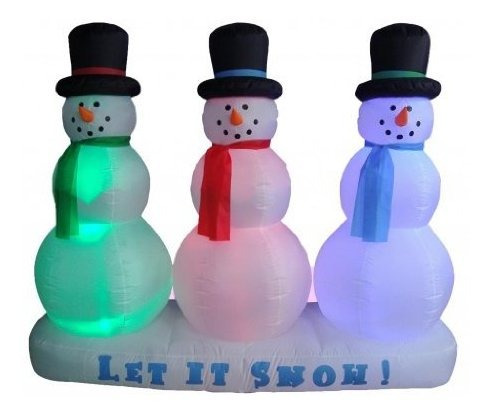 6 Pies Navidad Muñeco De Nieve Inflable En La Decoración Del