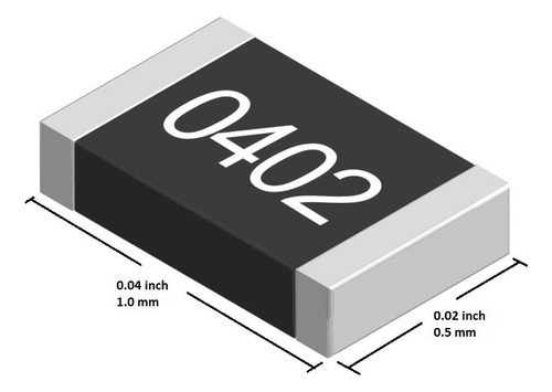 10x Pack Resistencia Smd 0402 - 10 K Ohm - Tol 1%