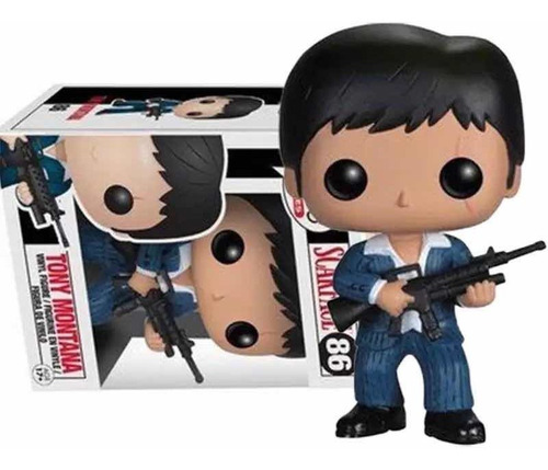 Tony Montana Scareface Tipo Funko Pop Muñeco (Usado)