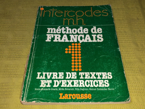 Méthode De Francais 1 Intercodes M.h. - Larousse