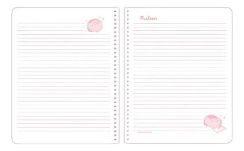 Cuaderno Mooving Carta 96 Hojas Tapa Dura Diseño Pusheen Good Morning